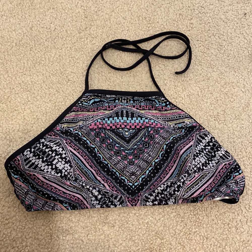 high neck bikini top